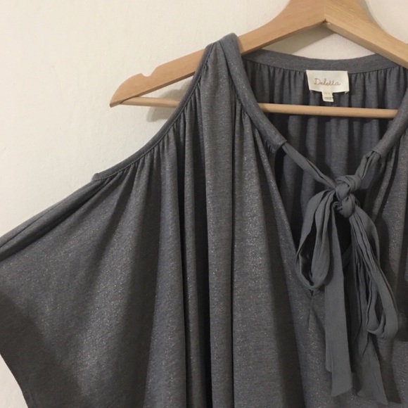 Anthropologie Deletta Tulay Open Shoulder Top - Picture 3 of 8